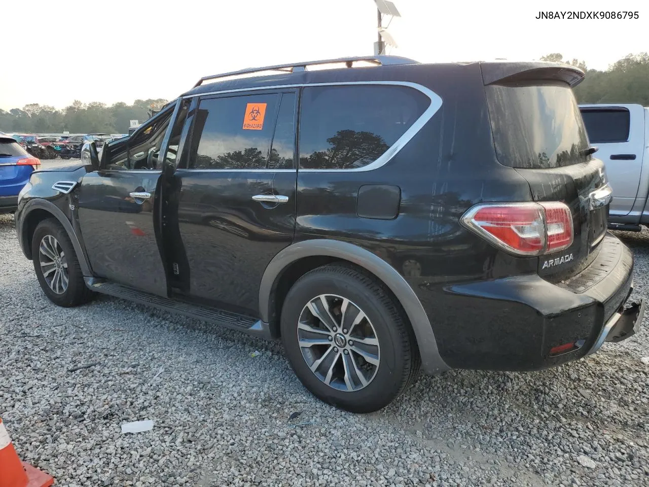 2019 Nissan Armada Sv VIN: JN8AY2NDXK9086795 Lot: 74964024