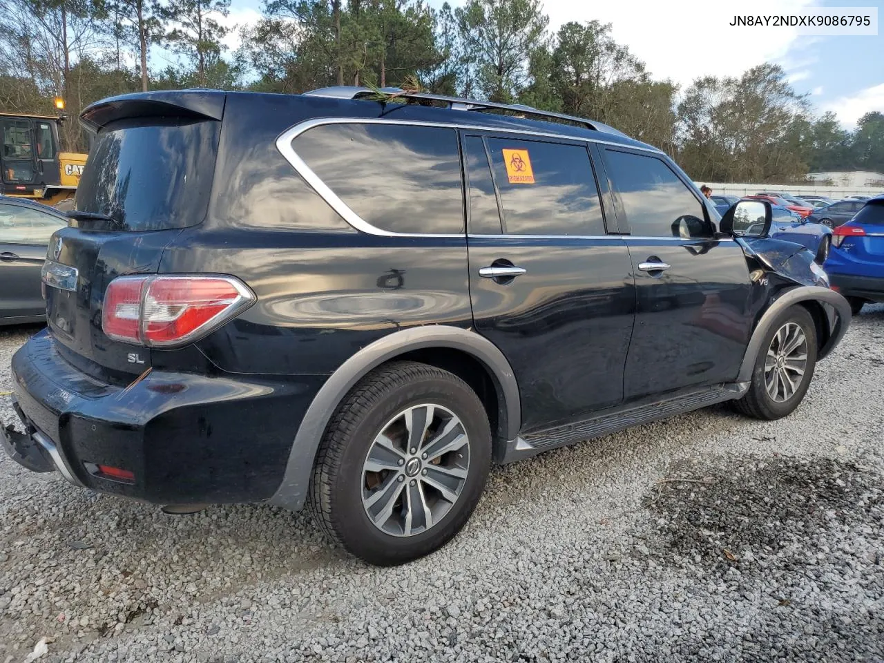 2019 Nissan Armada Sv VIN: JN8AY2NDXK9086795 Lot: 74964024