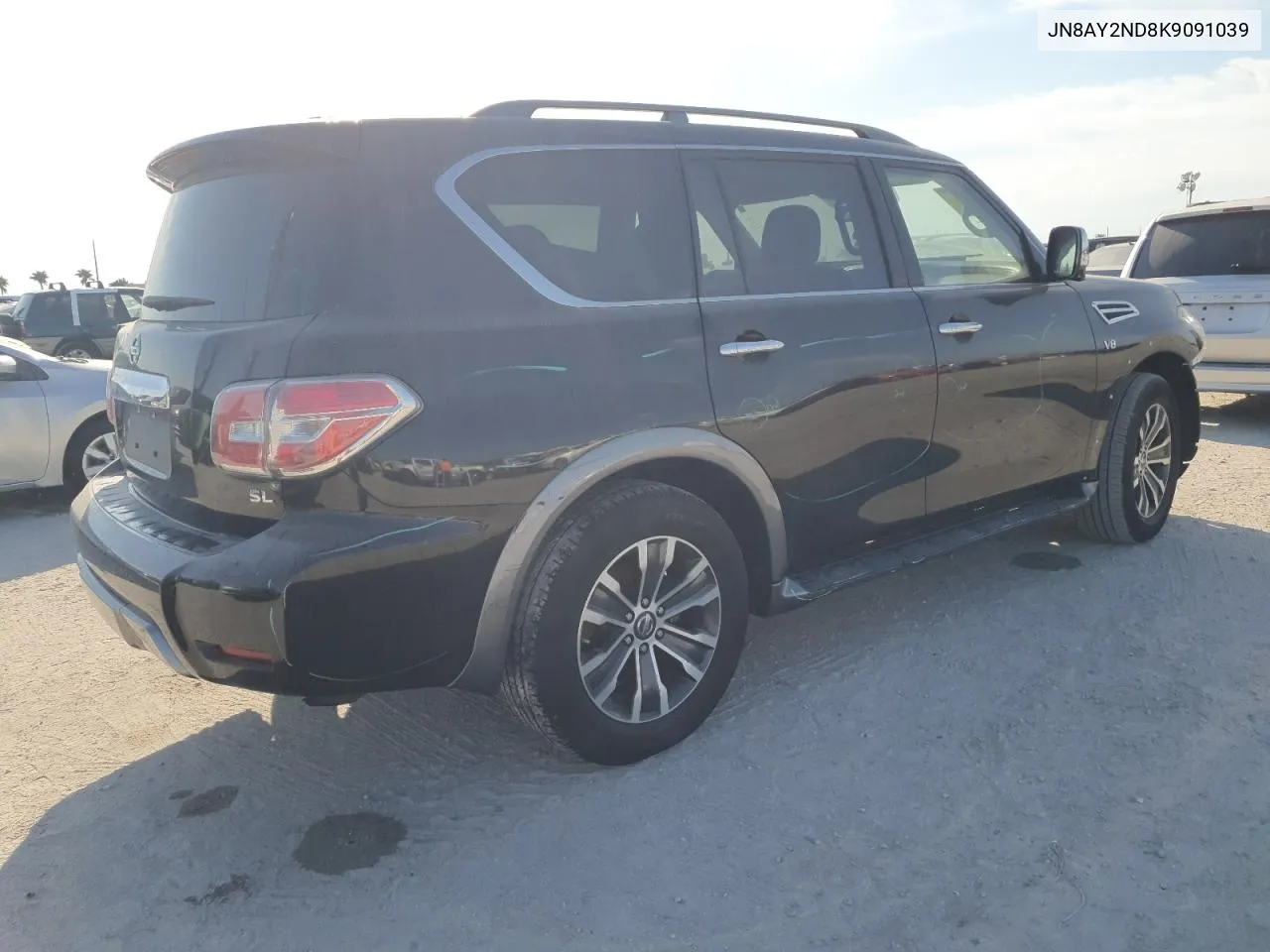 2019 Nissan Armada Sv VIN: JN8AY2ND8K9091039 Lot: 75350104