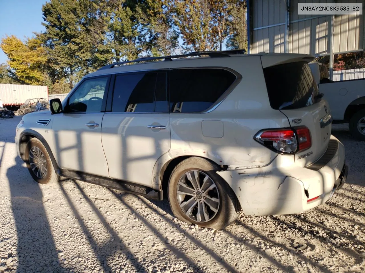 2019 Nissan Armada Sv VIN: JN8AY2NC8K9585182 Lot: 75625504