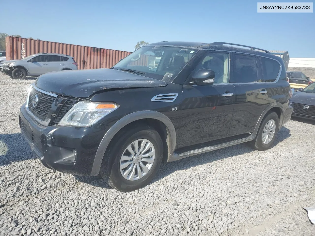 2019 Nissan Armada Sv VIN: JN8AY2NC2K9583783 Lot: 75933094