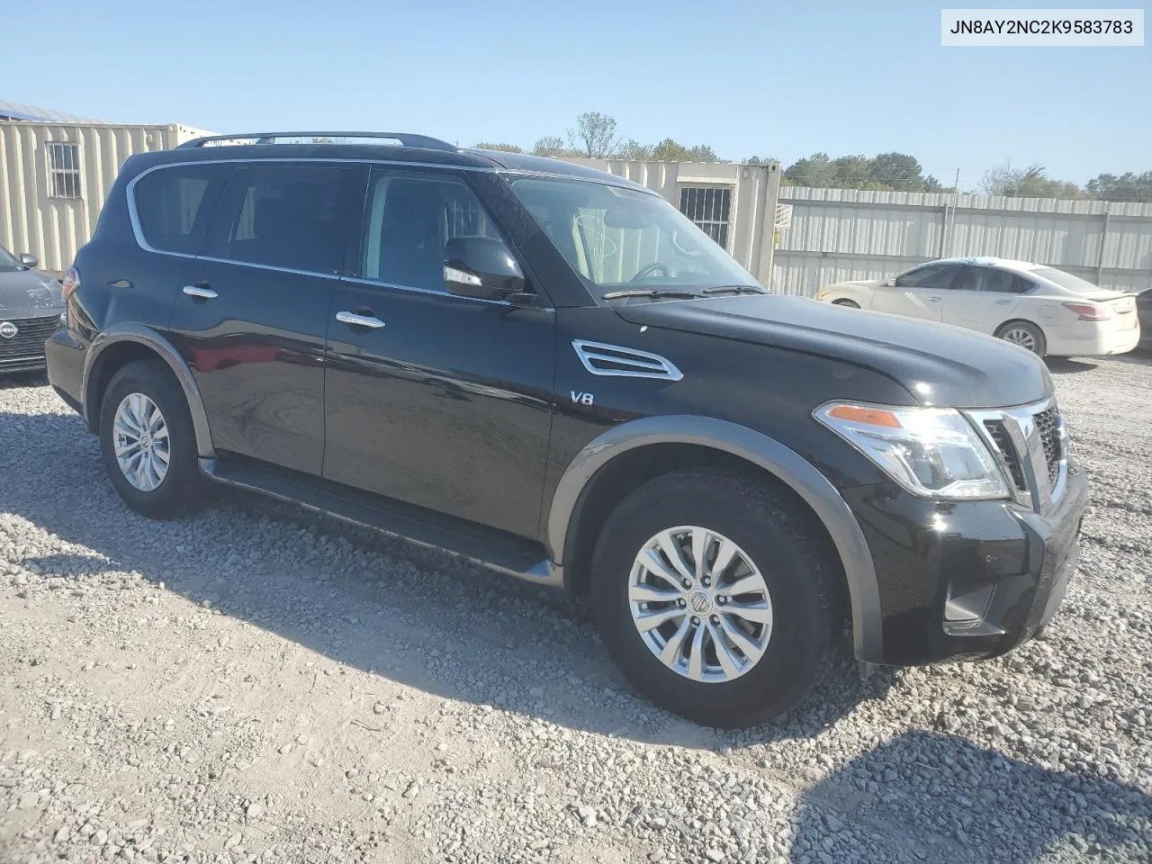 2019 Nissan Armada Sv VIN: JN8AY2NC2K9583783 Lot: 75933094