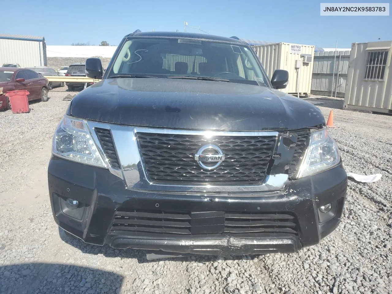 2019 Nissan Armada Sv VIN: JN8AY2NC2K9583783 Lot: 75933094