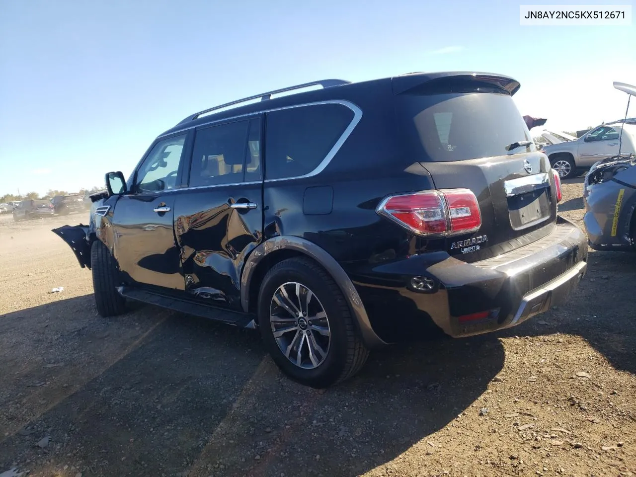 2019 Nissan Armada Sv VIN: JN8AY2NC5KX512671 Lot: 76001734