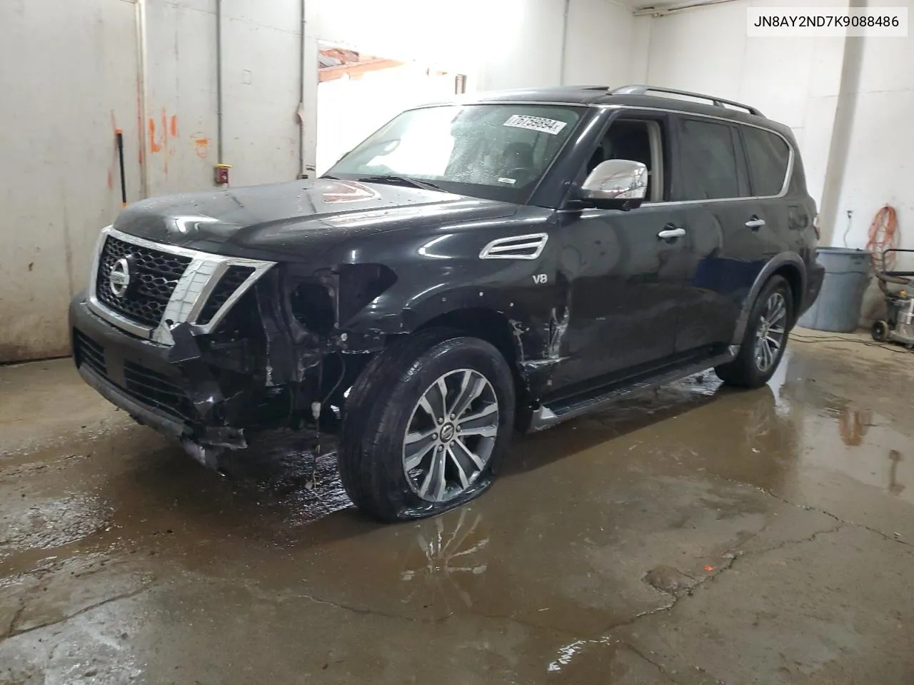 2019 Nissan Armada Sv VIN: JN8AY2ND7K9088486 Lot: 76759894