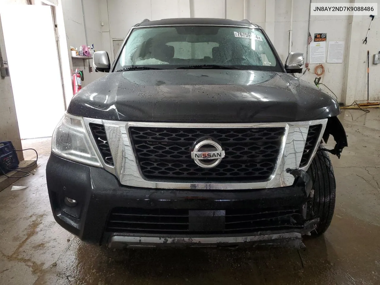 2019 Nissan Armada Sv VIN: JN8AY2ND7K9088486 Lot: 76759894