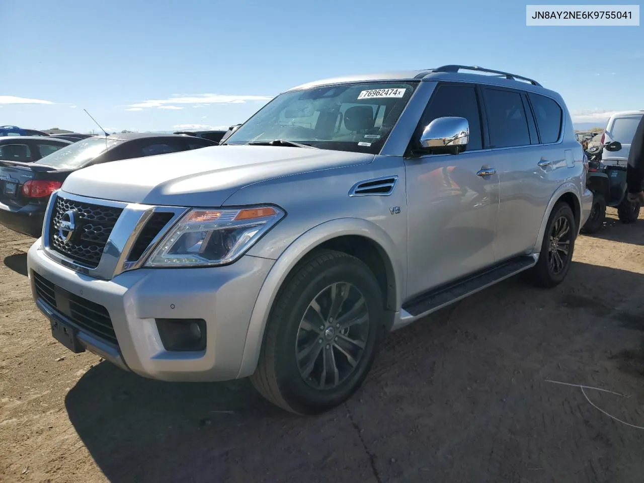 2019 Nissan Armada Platinum VIN: JN8AY2NE6K9755041 Lot: 76962474