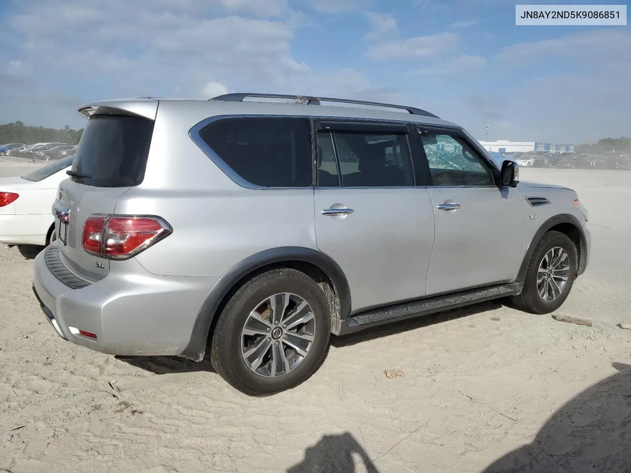 2019 Nissan Armada Sv VIN: JN8AY2ND5K9086851 Lot: 76992904