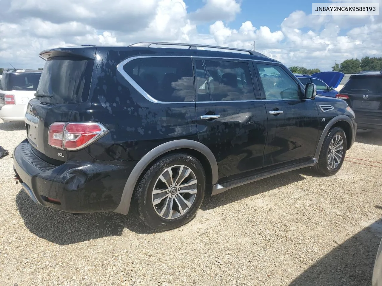 2019 Nissan Armada Sv VIN: JN8AY2NC6K9588193 Lot: 77211214