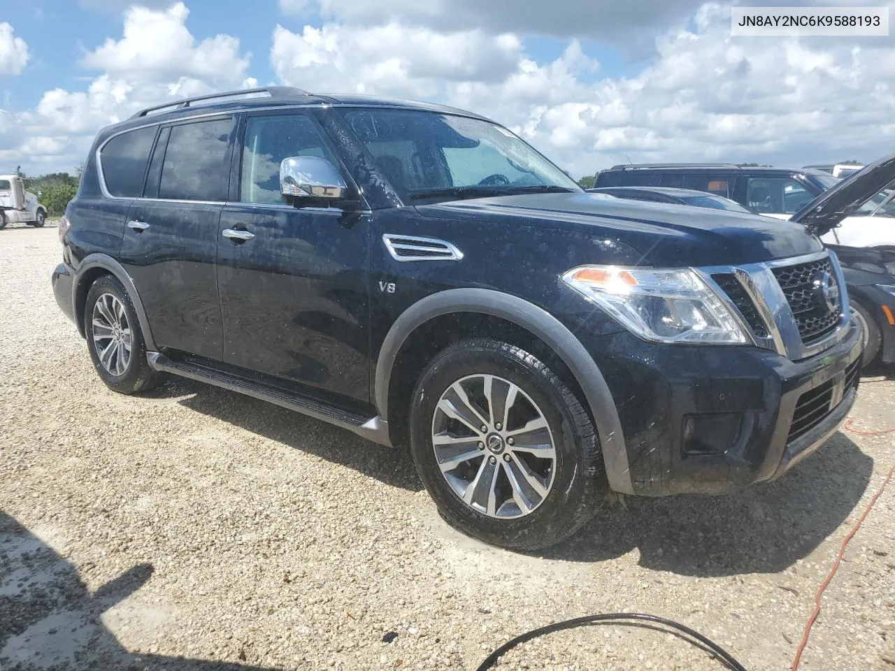 2019 Nissan Armada Sv VIN: JN8AY2NC6K9588193 Lot: 77211214