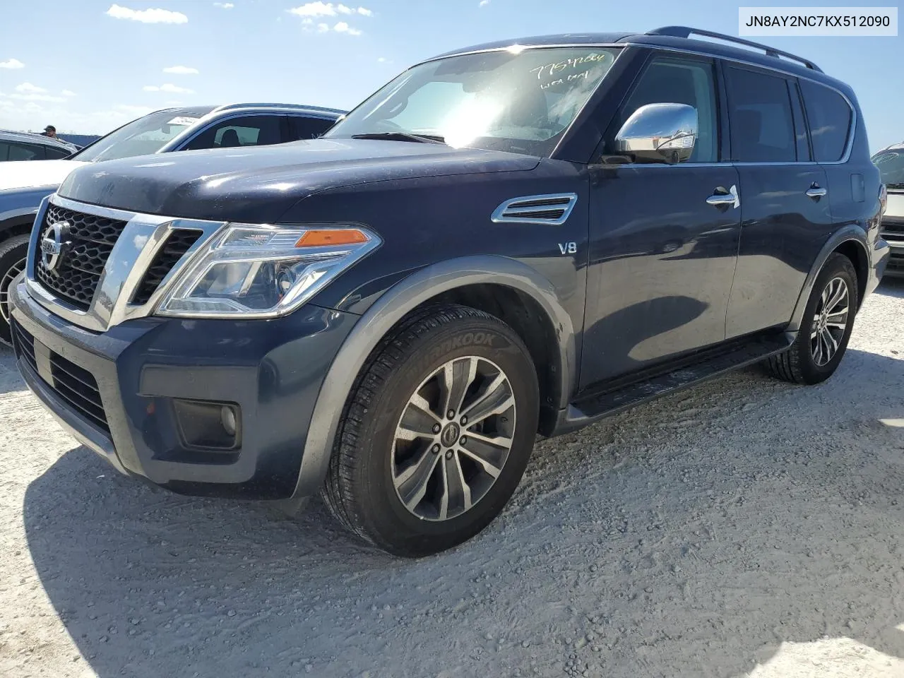 2019 Nissan Armada Sv VIN: JN8AY2NC7KX512090 Lot: 77542064