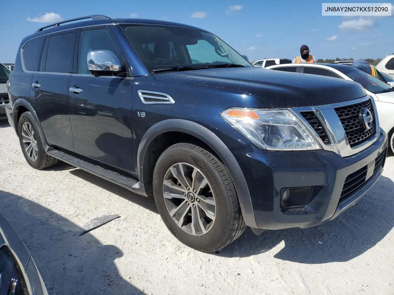 2019 Nissan Armada Sv VIN: JN8AY2NC7KX512090 Lot: 77542064