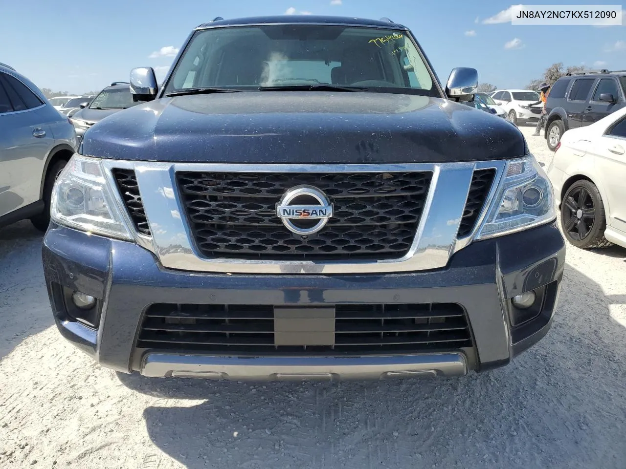 2019 Nissan Armada Sv VIN: JN8AY2NC7KX512090 Lot: 77542064