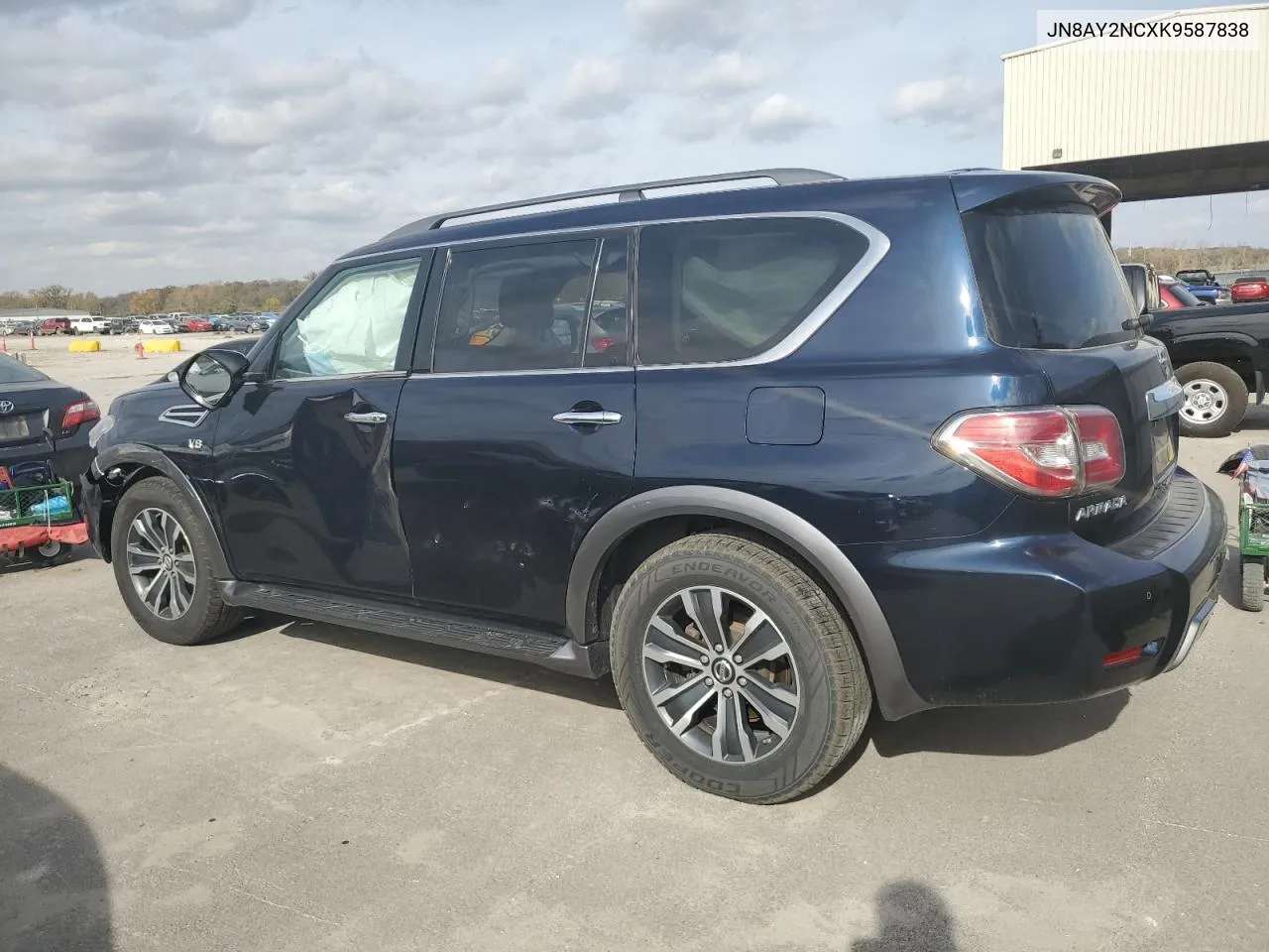 2019 Nissan Armada Sv VIN: JN8AY2NCXK9587838 Lot: 77985464