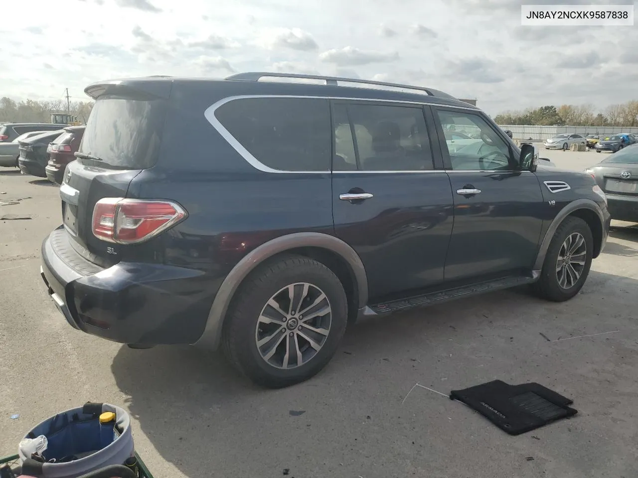 2019 Nissan Armada Sv VIN: JN8AY2NCXK9587838 Lot: 77985464