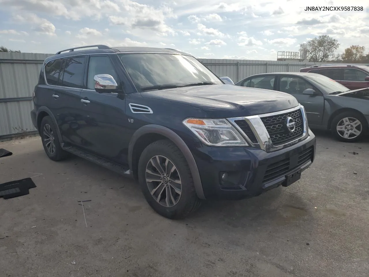 2019 Nissan Armada Sv VIN: JN8AY2NCXK9587838 Lot: 77985464