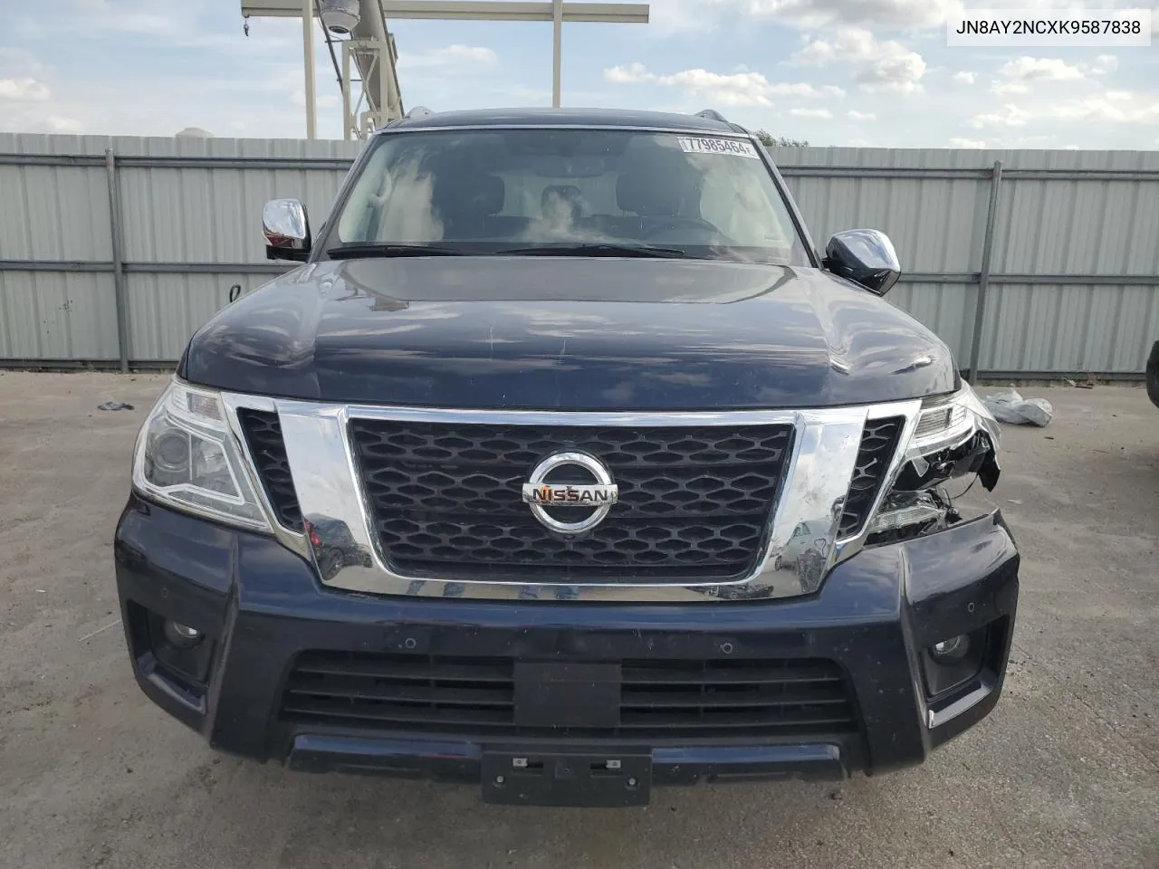 2019 Nissan Armada Sv VIN: JN8AY2NCXK9587838 Lot: 77985464