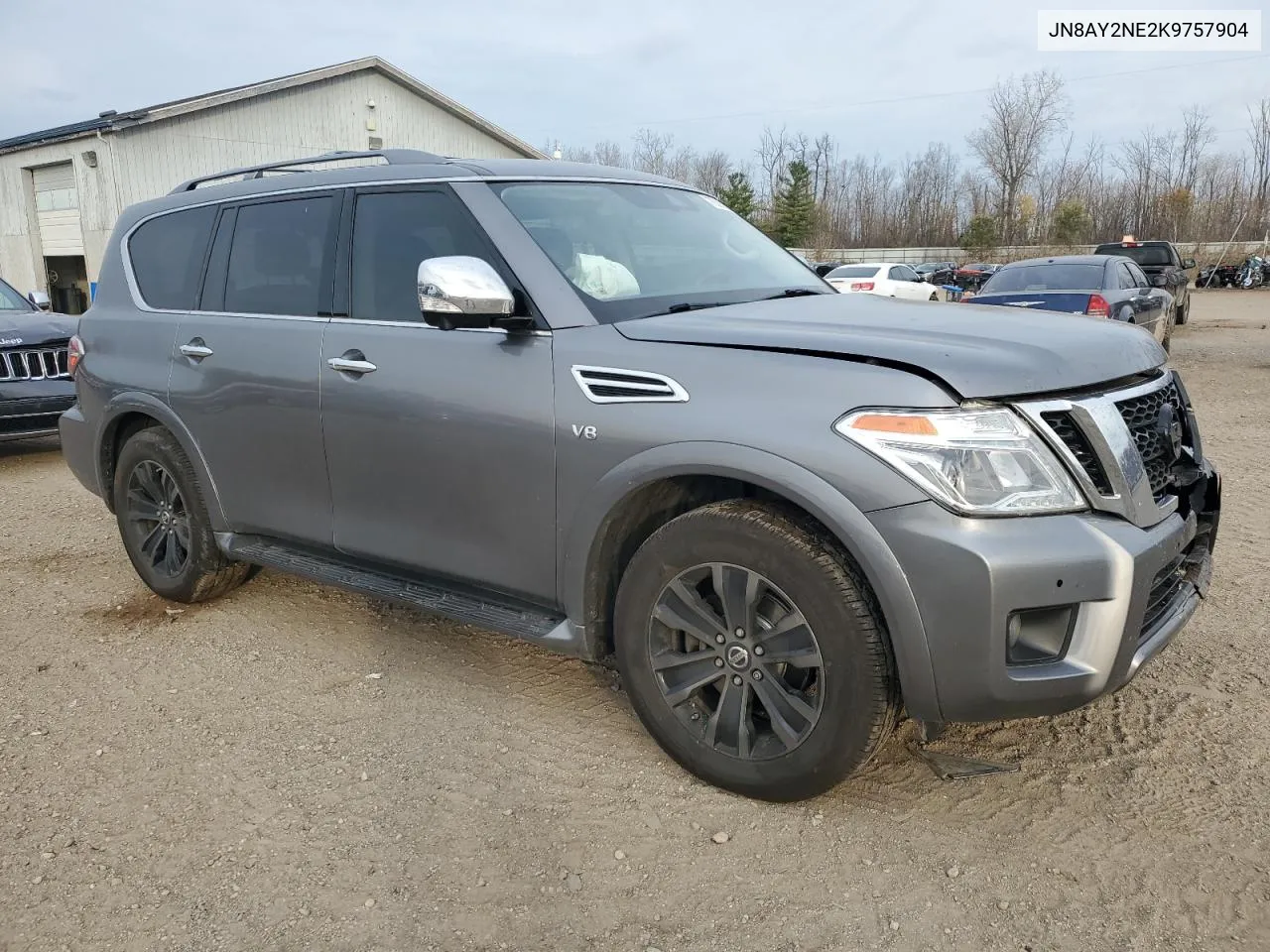 2019 Nissan Armada Platinum VIN: JN8AY2NE2K9757904 Lot: 78398324