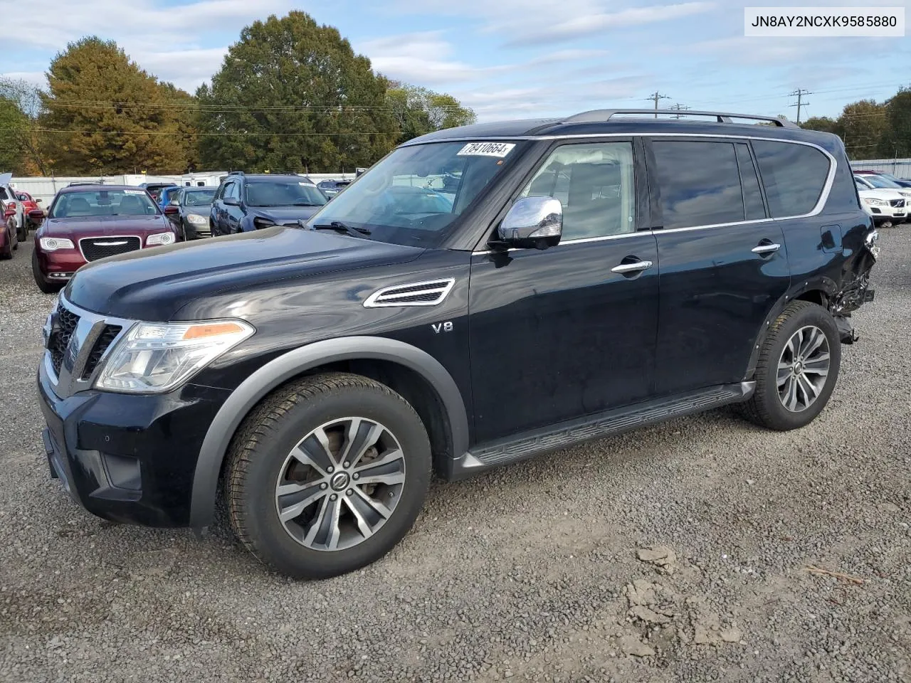 2019 Nissan Armada Sv VIN: JN8AY2NCXK9585880 Lot: 78410664