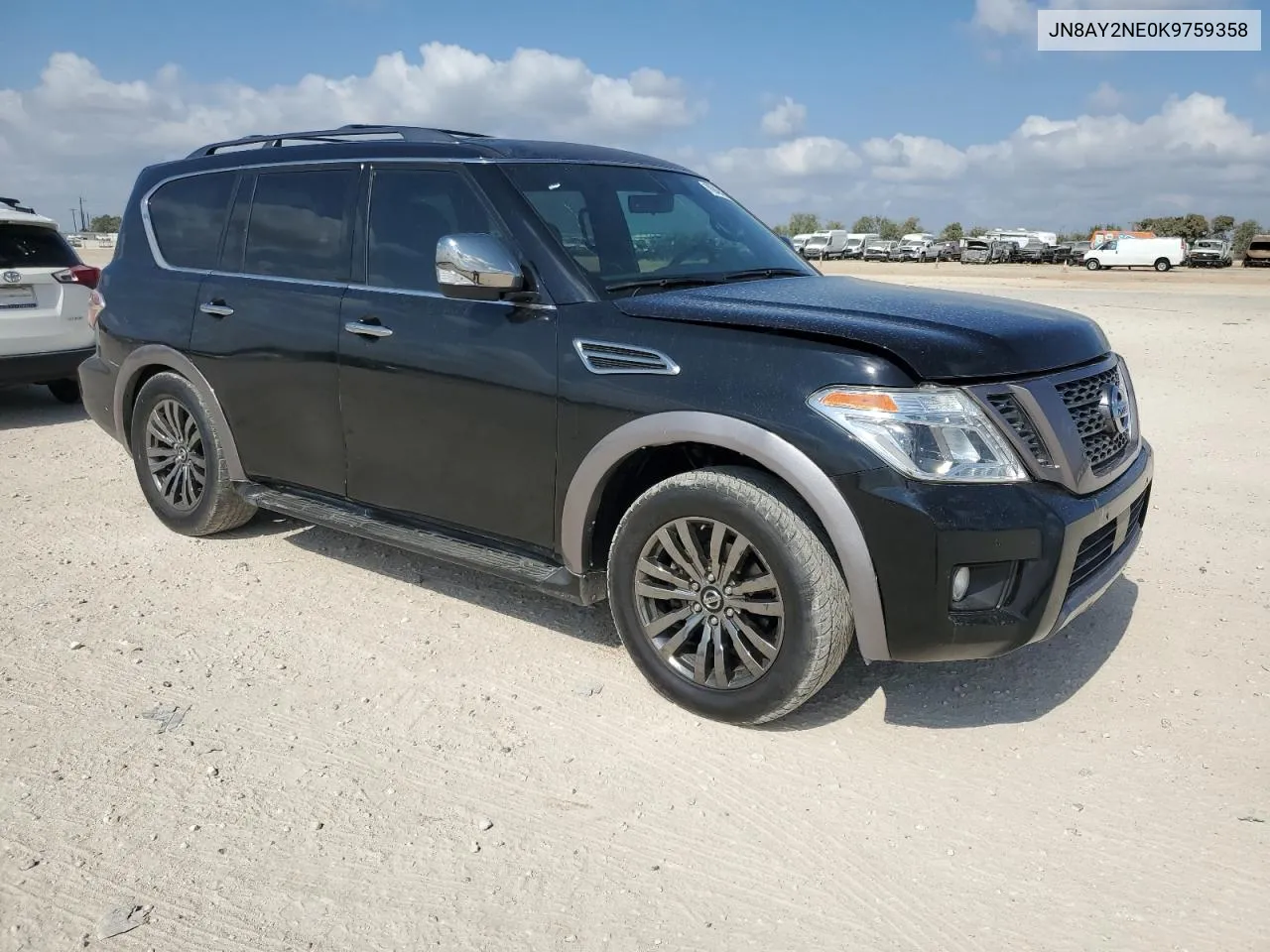 2019 Nissan Armada Platinum VIN: JN8AY2NE0K9759358 Lot: 78949464