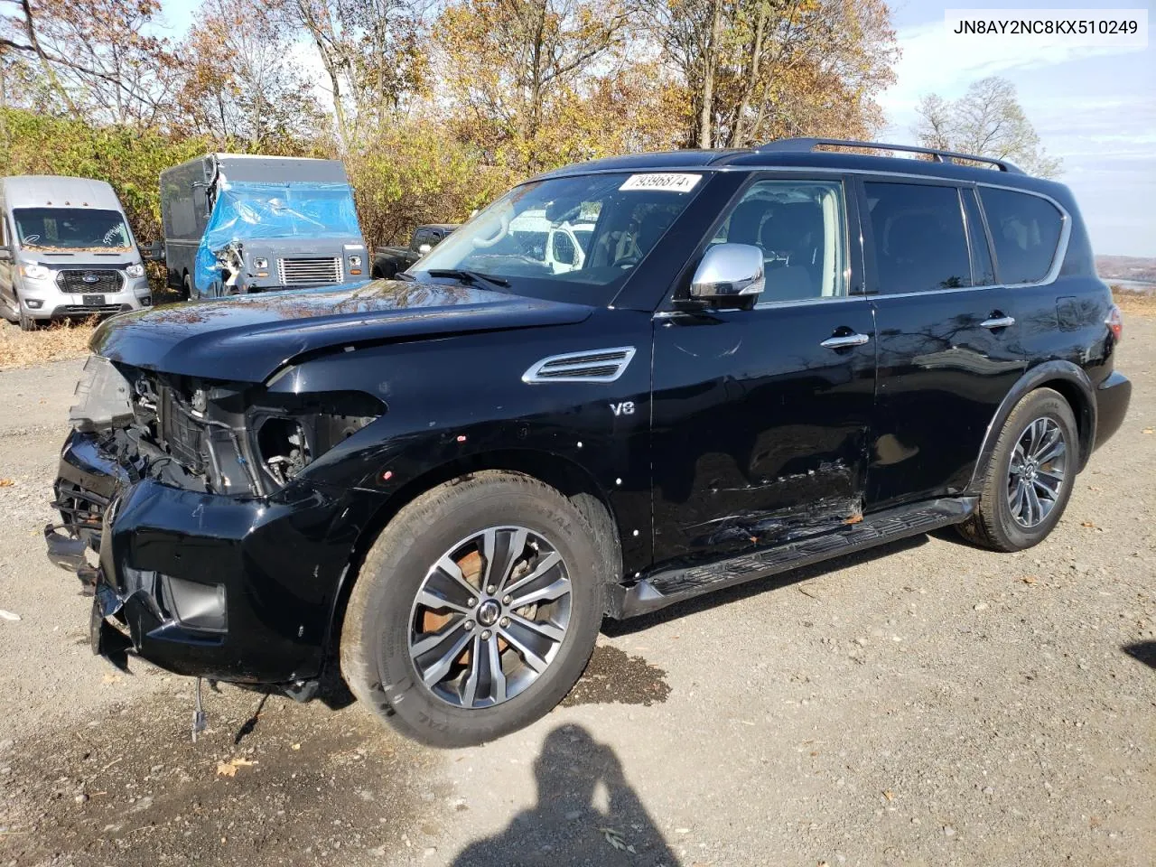 2019 Nissan Armada Sv VIN: JN8AY2NC8KX510249 Lot: 79396874