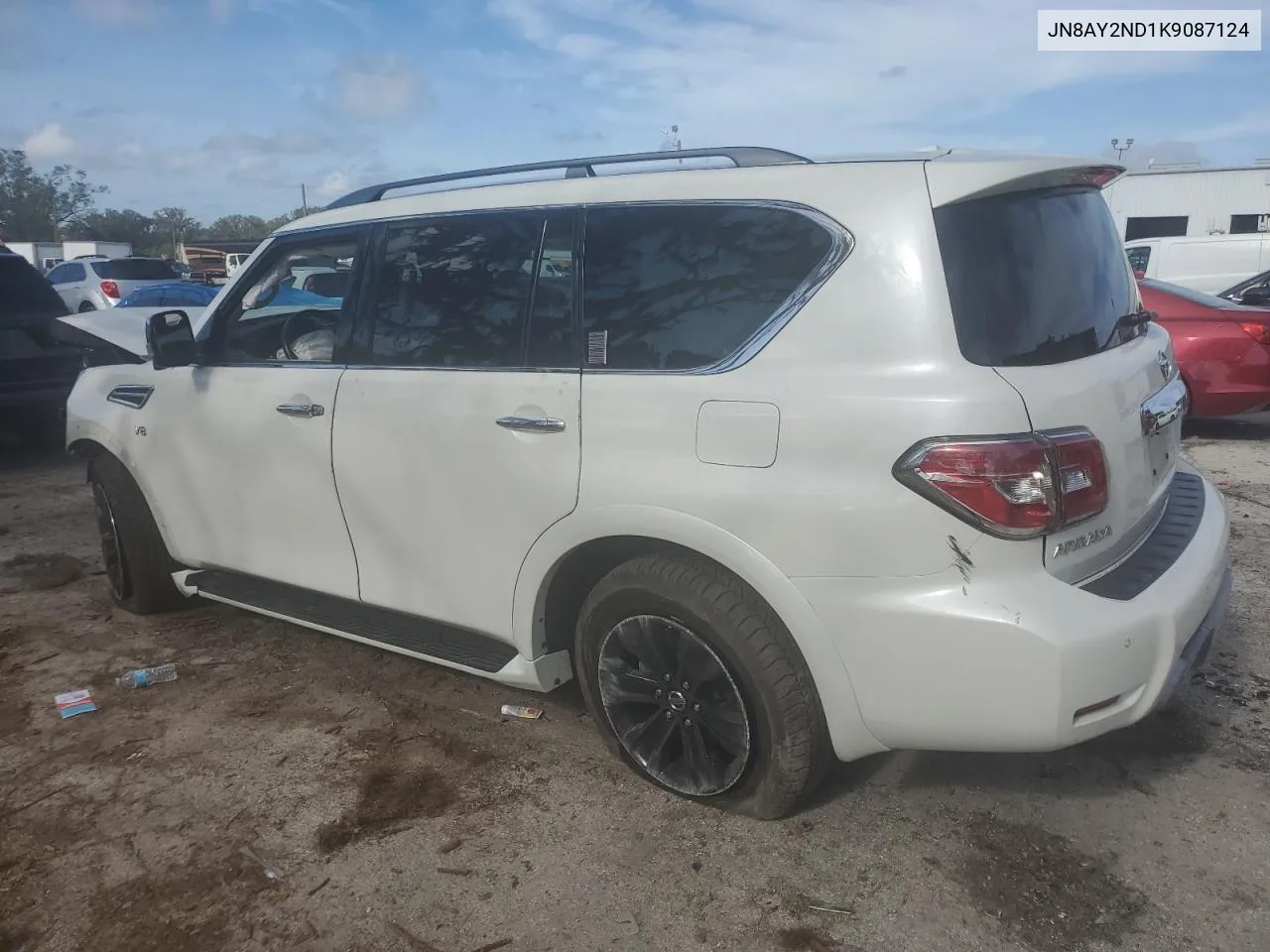 2019 Nissan Armada Sv VIN: JN8AY2ND1K9087124 Lot: 79931634