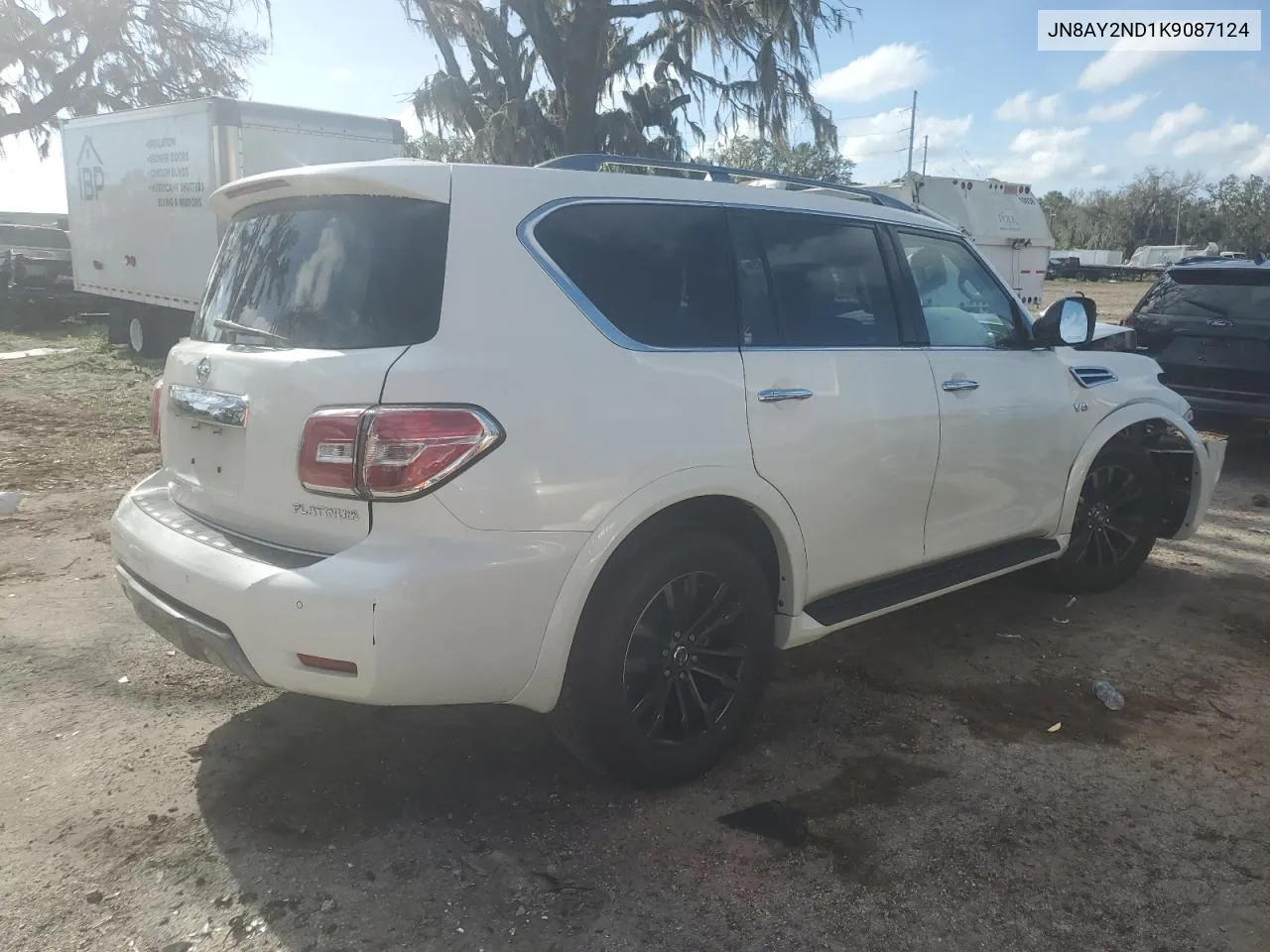 2019 Nissan Armada Sv VIN: JN8AY2ND1K9087124 Lot: 79931634