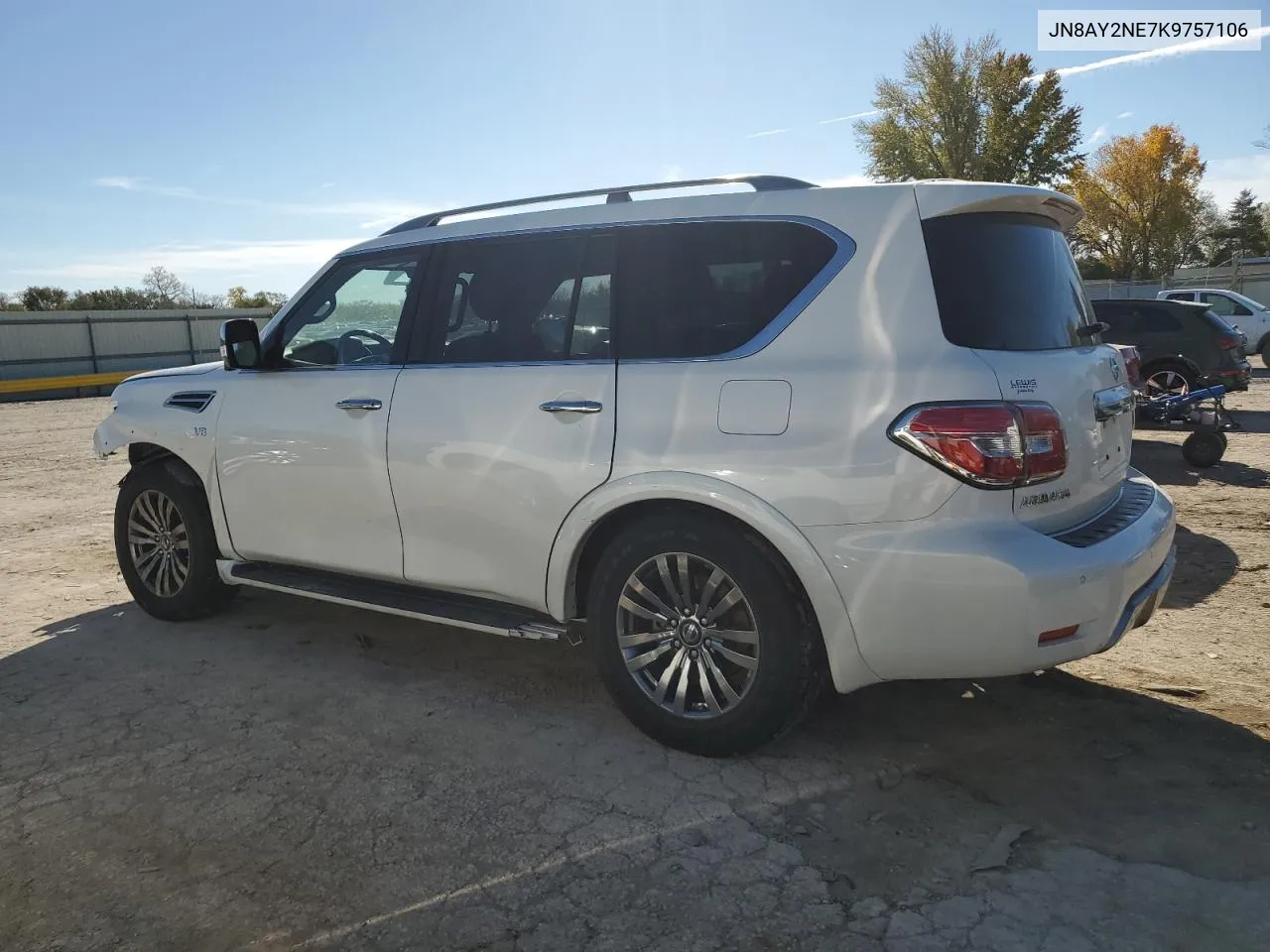 2019 Nissan Armada Platinum VIN: JN8AY2NE7K9757106 Lot: 80458664