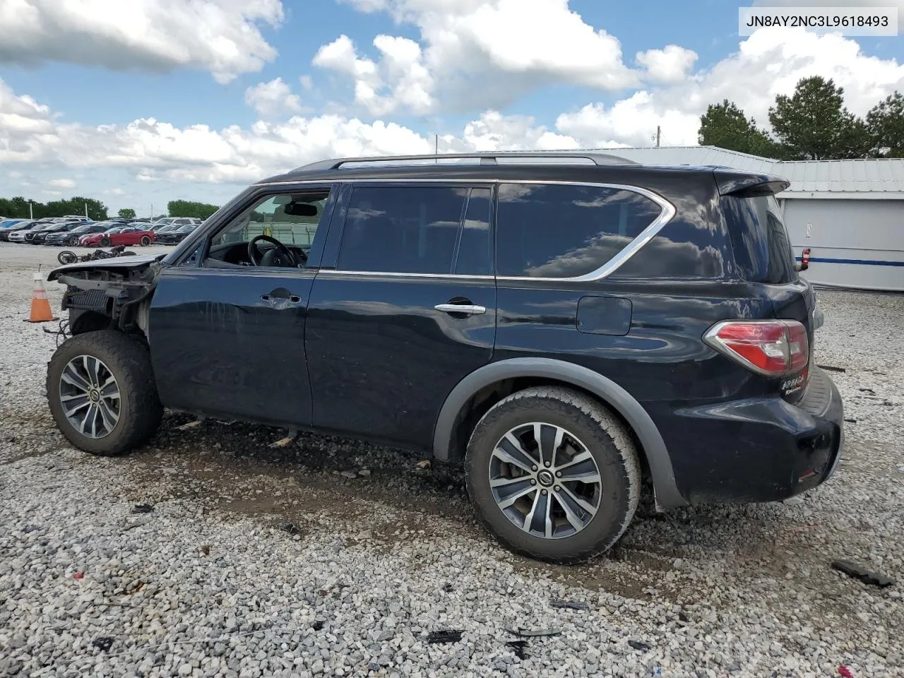 2020 Nissan Armada Sv VIN: JN8AY2NC3L9618493 Lot: 52417744