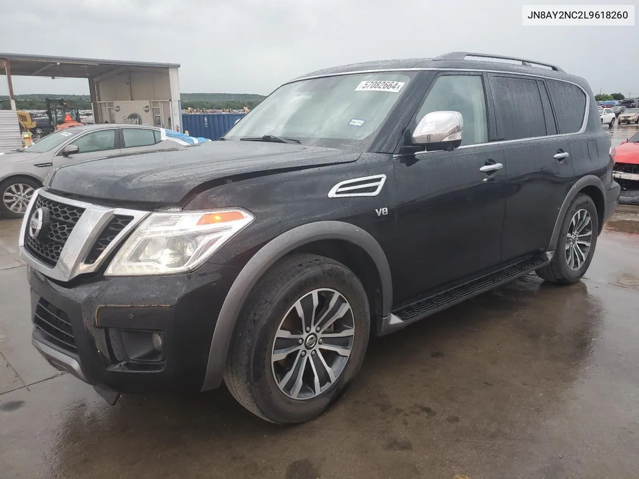 2020 Nissan Armada Sv VIN: JN8AY2NC2L9618260 Lot: 57082664