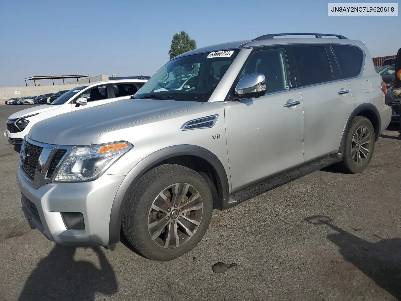 2020 Nissan Armada Sv VIN: JN8AY2NC7L9620618 Lot: 63868764