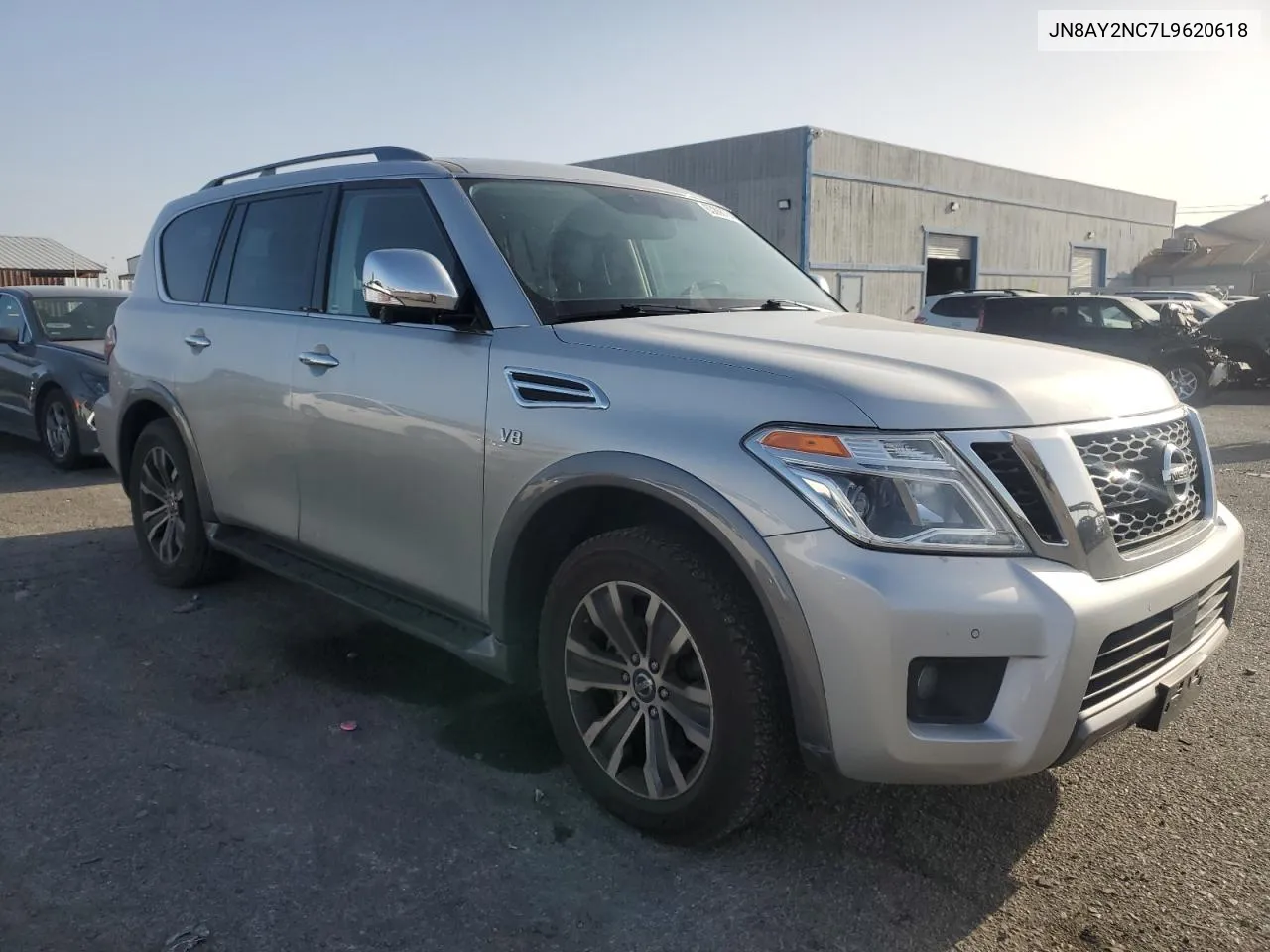 2020 Nissan Armada Sv VIN: JN8AY2NC7L9620618 Lot: 63868764