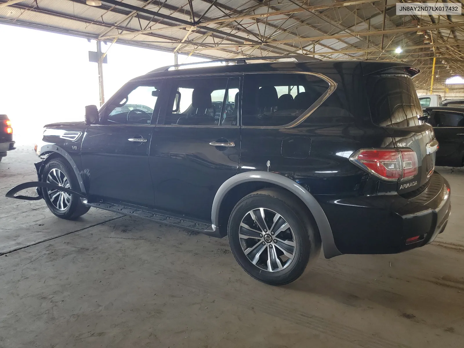 2020 Nissan Armada Sv VIN: JN8AY2ND7LX017432 Lot: 64514284