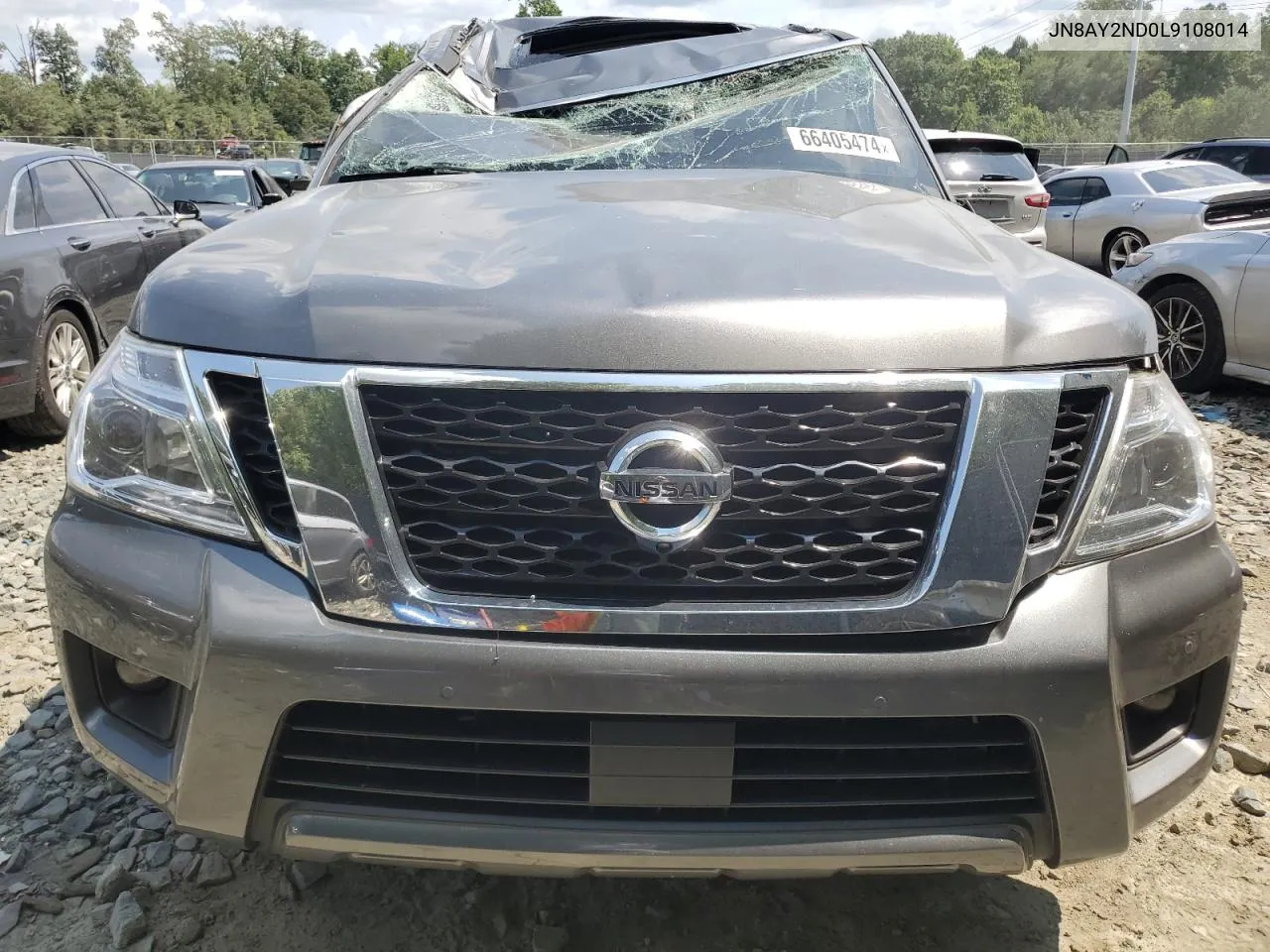 2020 Nissan Armada Sv VIN: JN8AY2ND0L9108014 Lot: 66405474