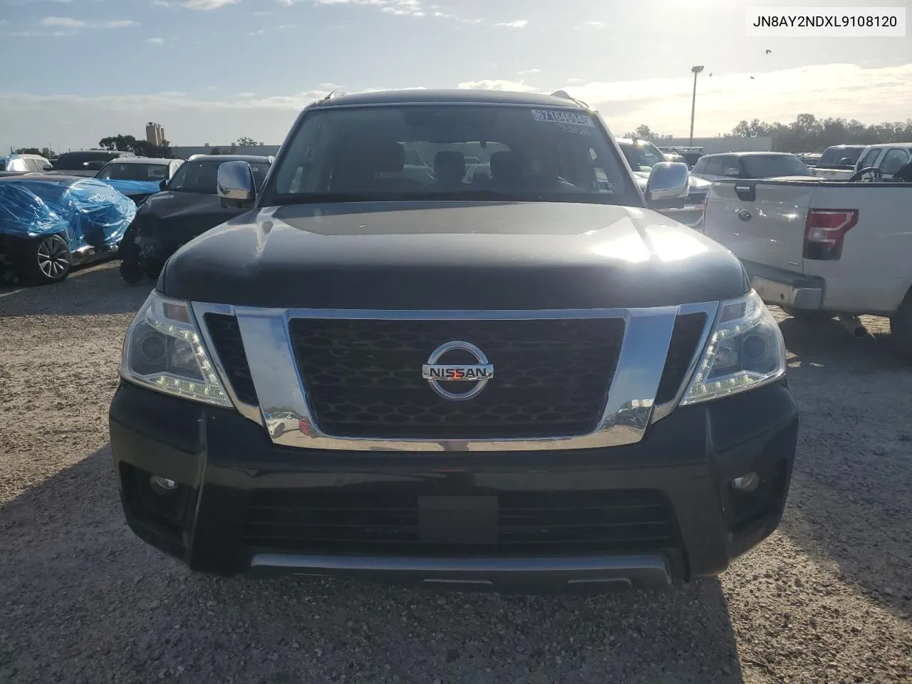 2020 Nissan Armada Sv VIN: JN8AY2NDXL9108120 Lot: 67164694