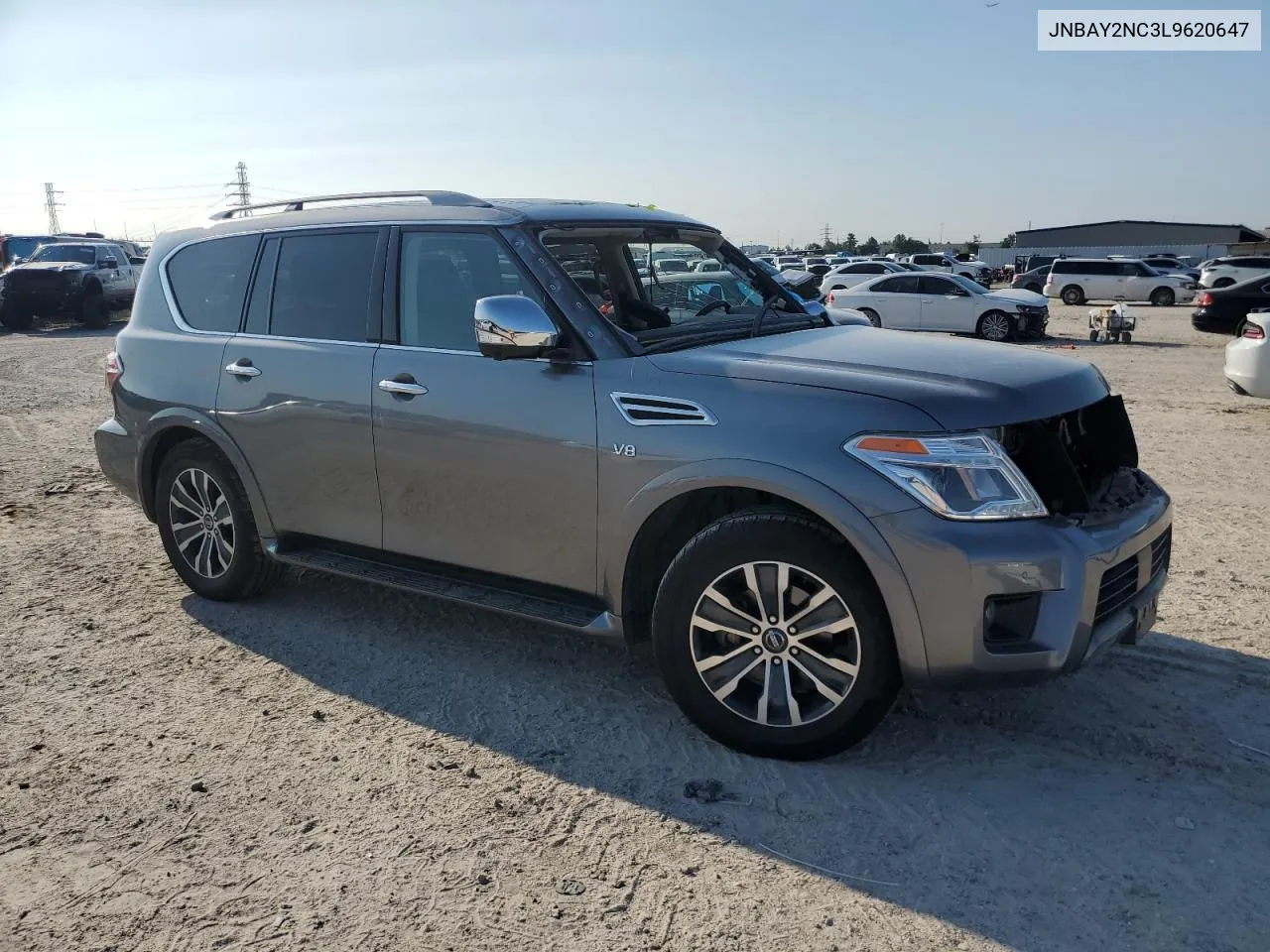 2020 Nissan Armada VIN: JNBAY2NC3L9620647 Lot: 68697194