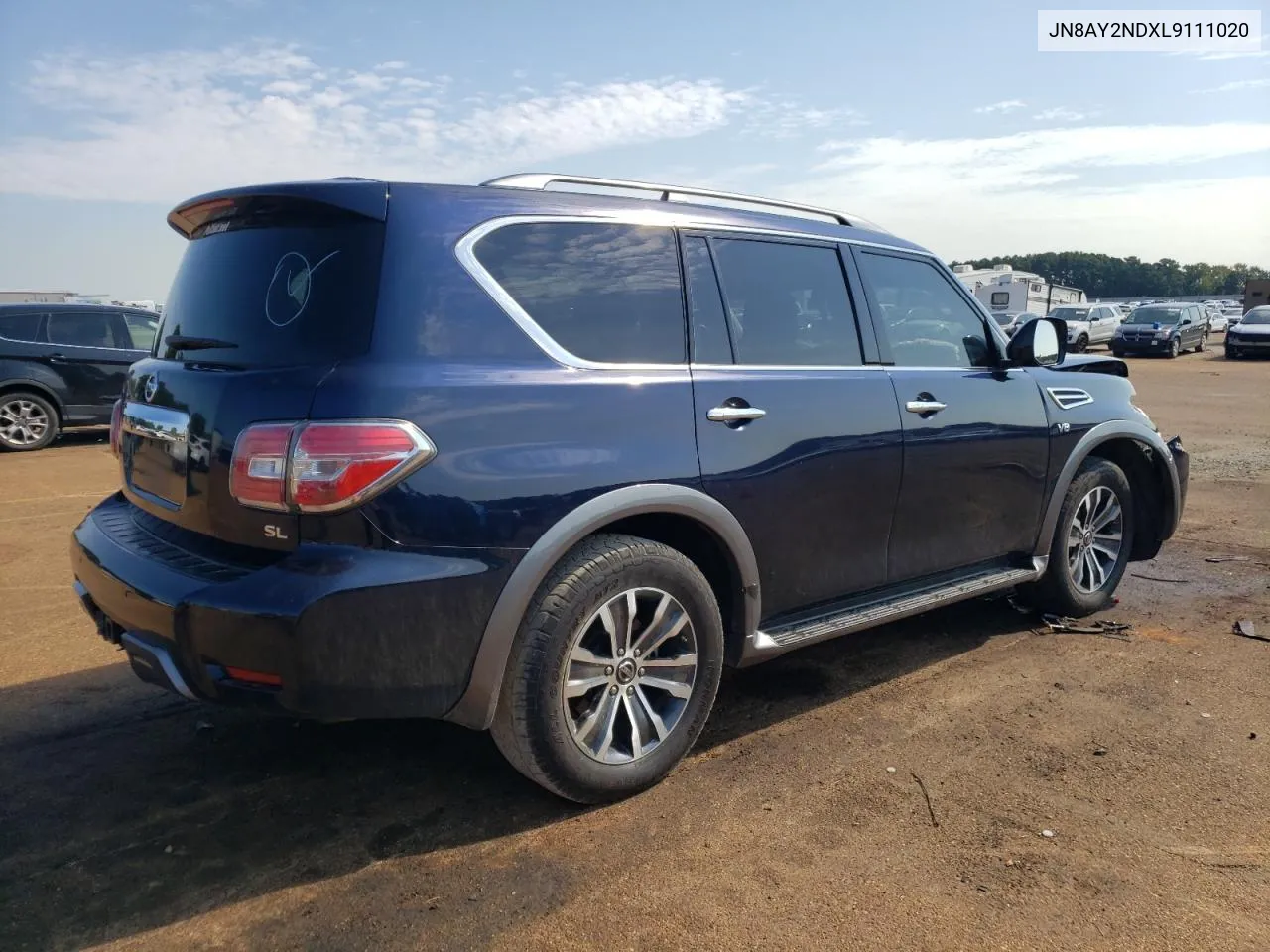 2020 Nissan Armada Sv VIN: JN8AY2NDXL9111020 Lot: 69035324