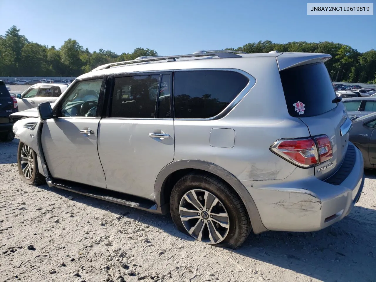 2020 Nissan Armada VIN: JN8AY2NC1L9619819 Lot: 69661724