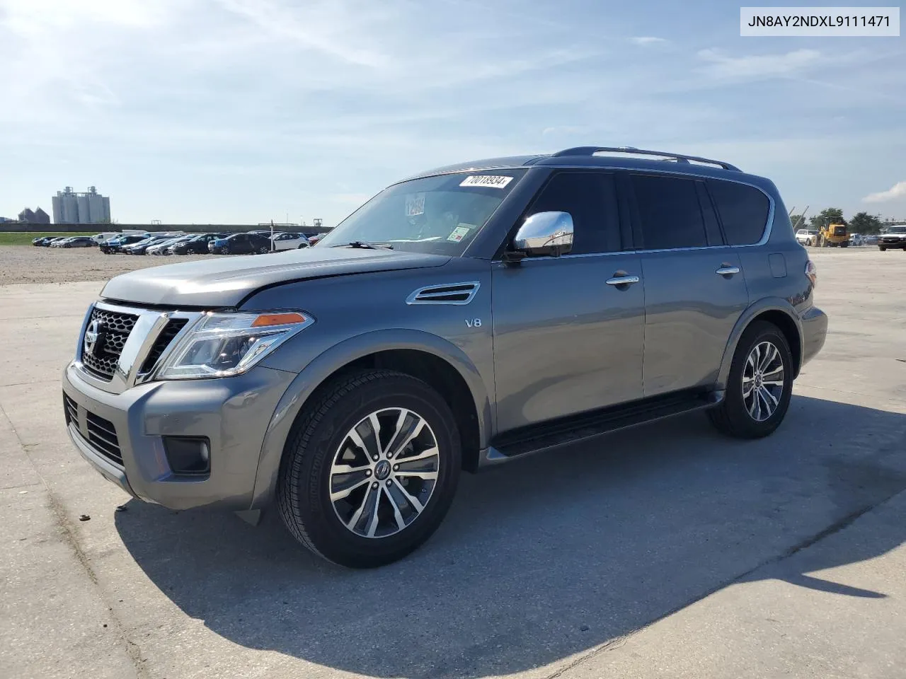 2020 Nissan Armada Sv VIN: JN8AY2NDXL9111471 Lot: 70018934