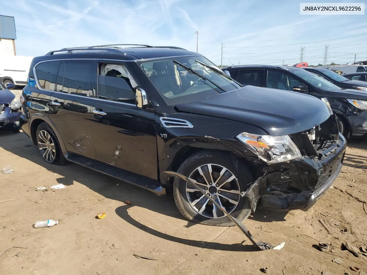 2020 Nissan Armada Sv VIN: JN8AY2NCXL9622296 Lot: 70689044