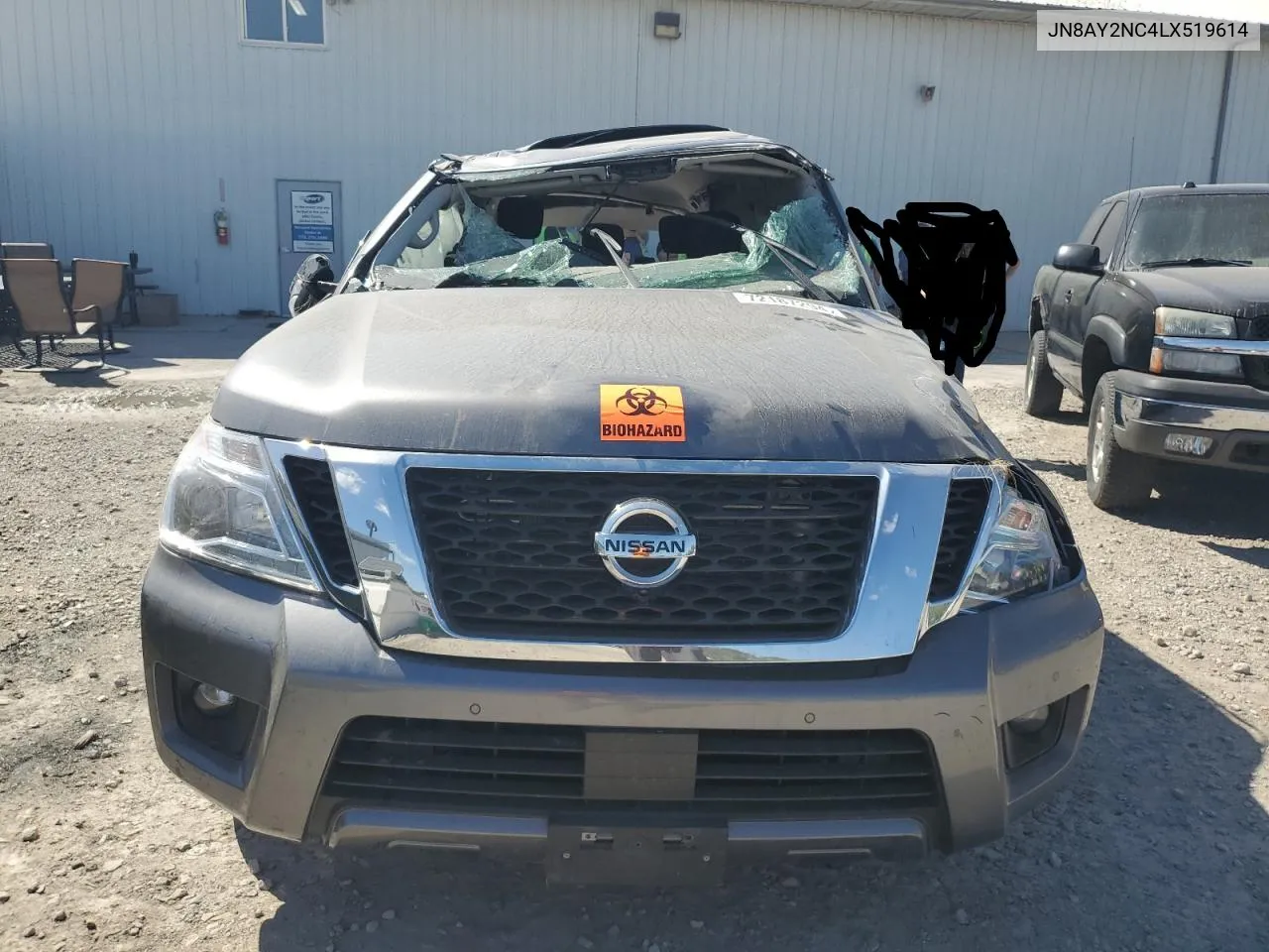 2020 Nissan Armada Sv VIN: JN8AY2NC4LX519614 Lot: 72187294