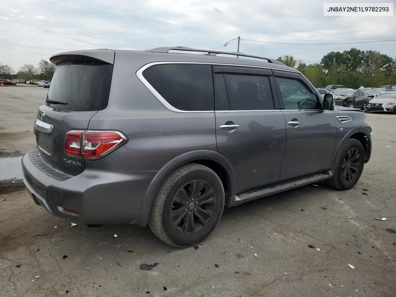 2020 Nissan Armada Platinum VIN: JN8AY2NE1L9782293 Lot: 72520104