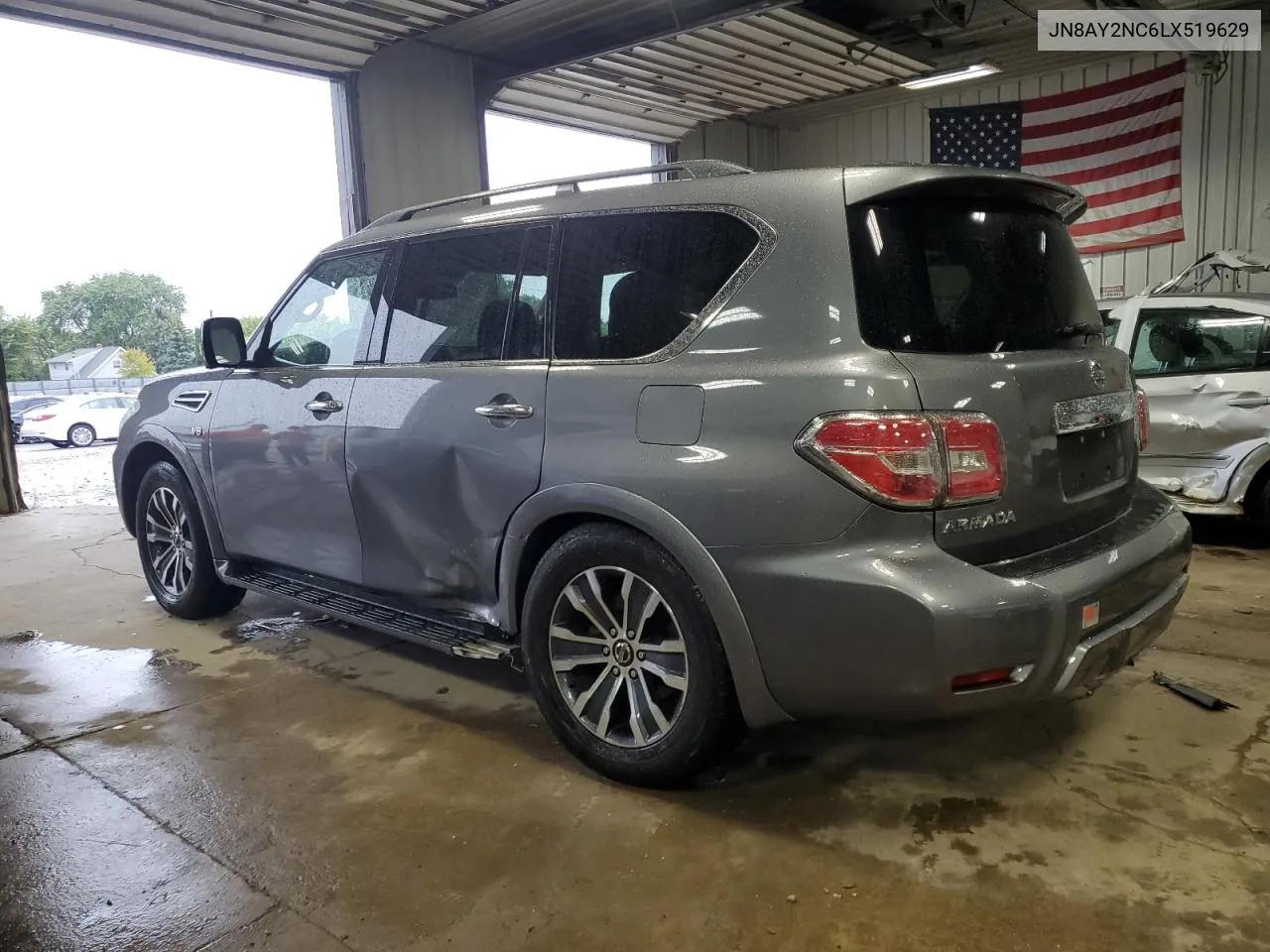 2020 Nissan Armada Sv VIN: JN8AY2NC6LX519629 Lot: 72896574