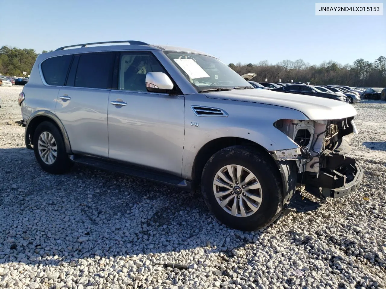 2020 Nissan Armada Sv VIN: JN8AY2ND4LX015153 Lot: 73597004