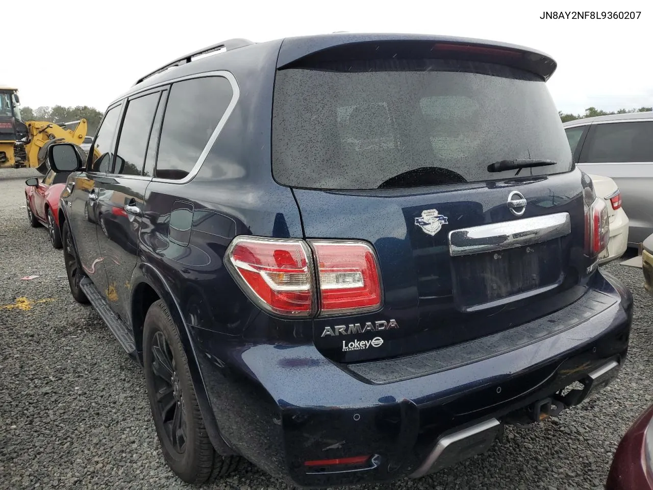 2020 Nissan Armada Platinum VIN: JN8AY2NF8L9360207 Lot: 73883104