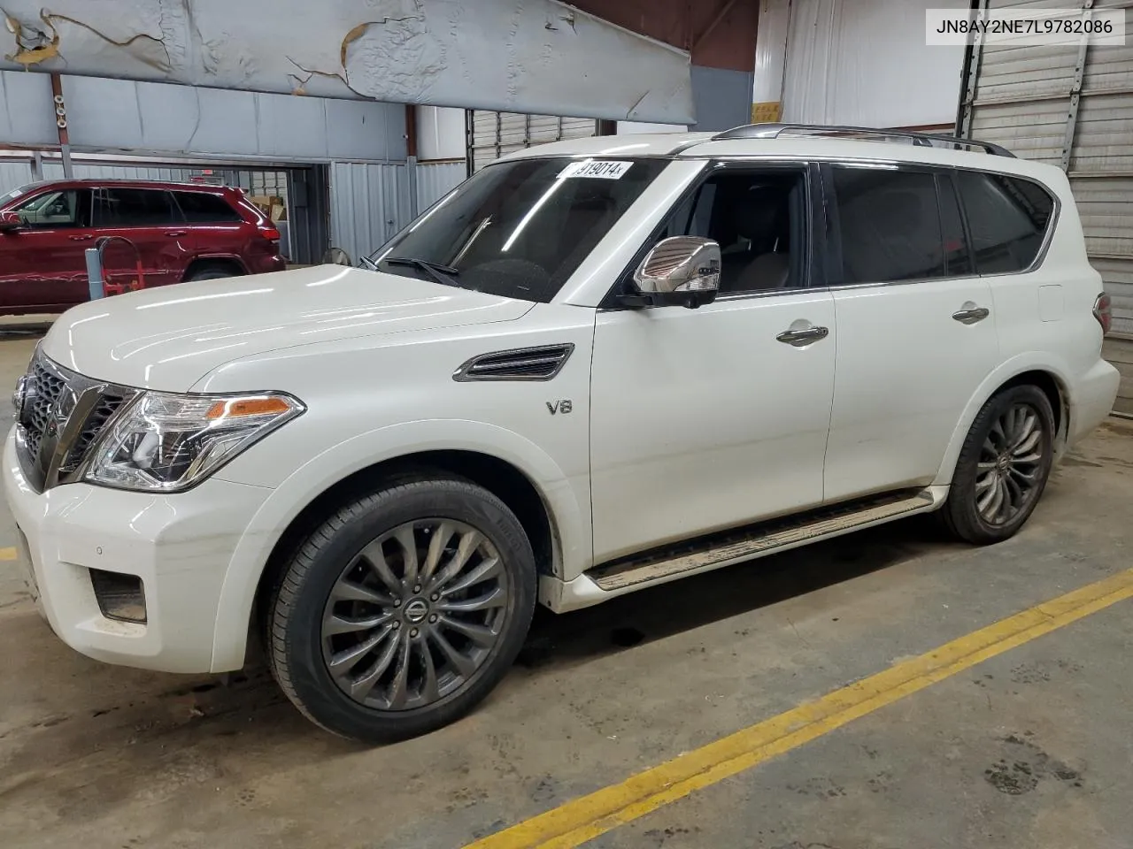 2020 Nissan Armada Platinum VIN: JN8AY2NE7L9782086 Lot: 73919014