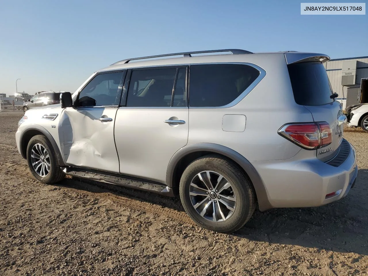 2020 Nissan Armada Sv VIN: JN8AY2NC9LX517048 Lot: 75181364