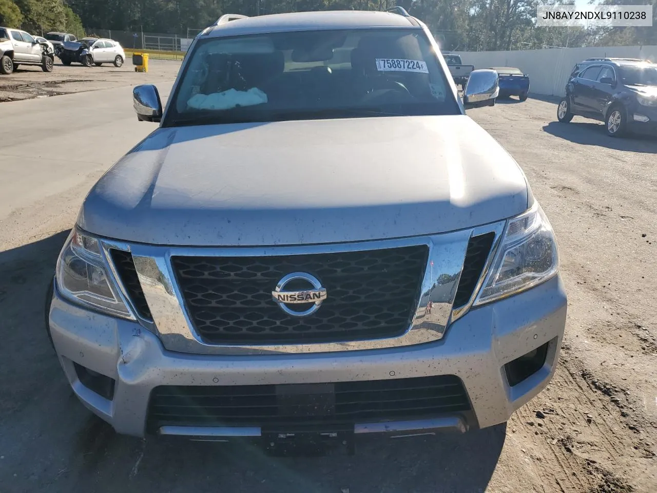 2020 Nissan Armada Sv VIN: JN8AY2NDXL9110238 Lot: 75887224