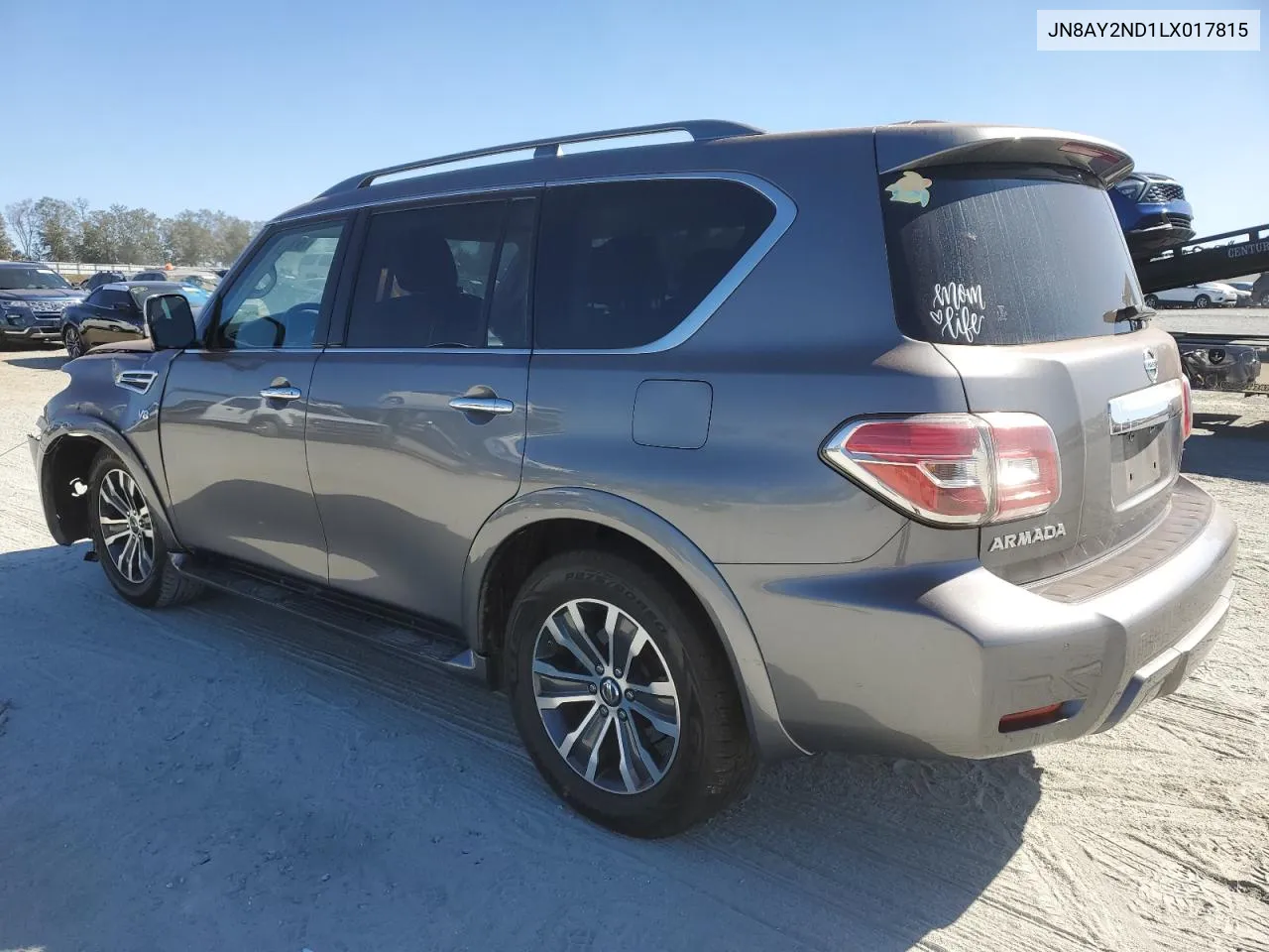 2020 Nissan Armada Sv VIN: JN8AY2ND1LX017815 Lot: 76113454