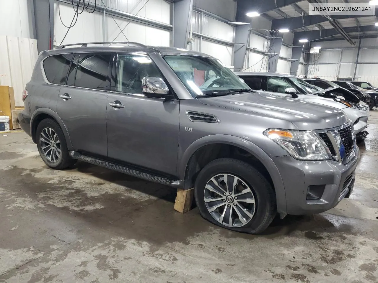 2020 Nissan Armada Sv VIN: JN8AY2NC2L9621241 Lot: 76697864